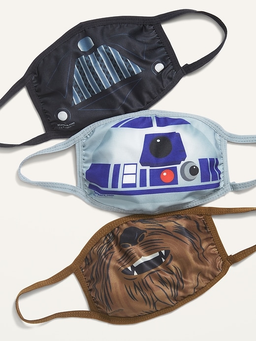 Old Navy Variety 3-Pack of Licensed Pop Culture Contoured Face Masks for Kids. 1 Old Navy Variety 3-Pack of Licensed Pop Culture Contoured Face Masks for Kids. 1