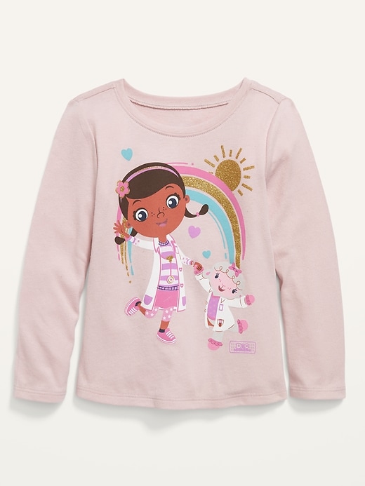 View large product image 1 of 2. Disney&#169 Doc McStuffins Graphic Long-Sleeve Tee for Toddler Girls