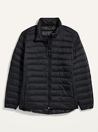 View large product image 3 of 3. Quilted Narrow Channel Plus-Size Puffer Jacket