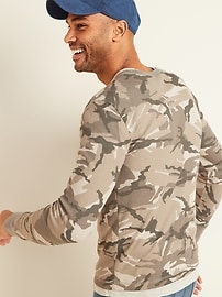 Camo Thermal-Knit Long-Sleeve Tee | Old Navy