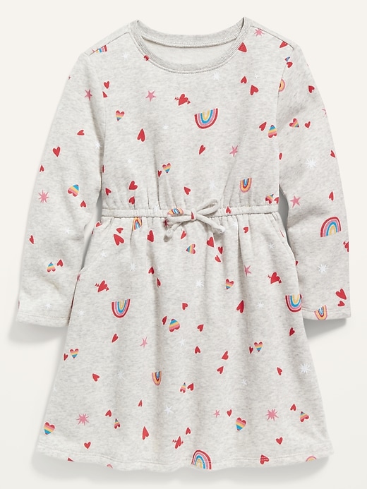 View large product image 1 of 1. Fit & Flare Valentine-Print Dress for Toddler Girls