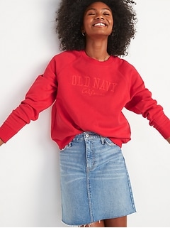 Logo-Graphic Crew-Neck Sweatshirt | Old Navy