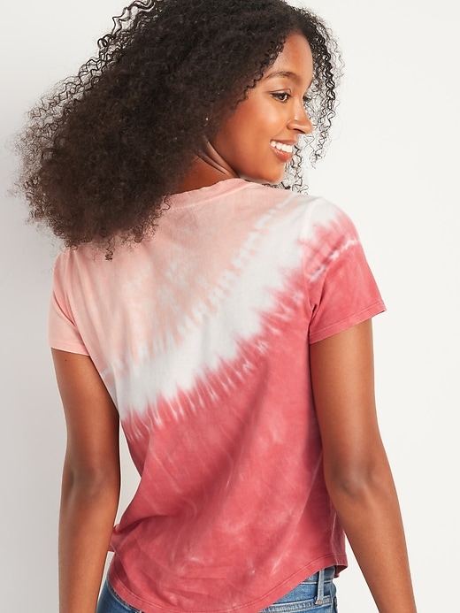 Image number 2 showing, EveryWear Patterned Short-Sleeve Tee for Women