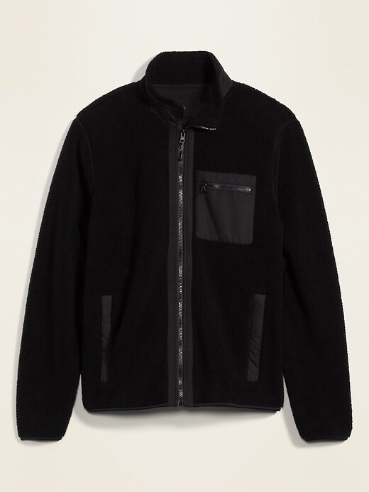 Cozy Sherpa Mock-Neck Flurry Zip Jacket | Old Navy