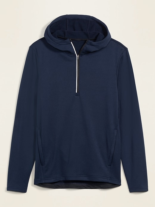 Go-Dry French Terry Half Zip Hoodie | Old Navy