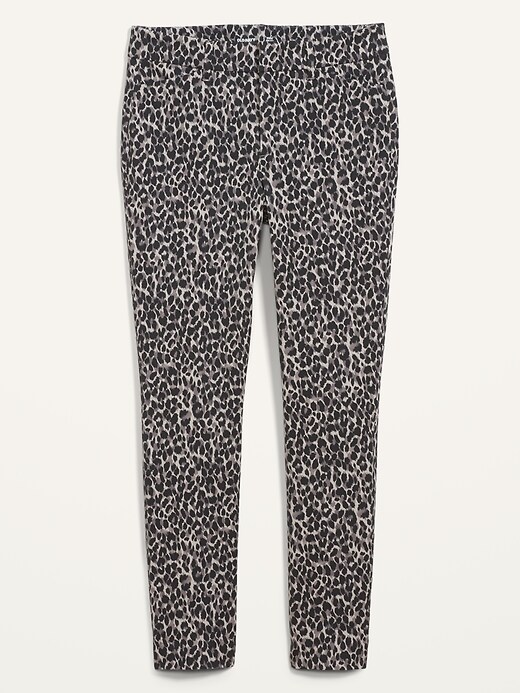 Image number 4 showing, High-Waisted Patterned Pixie Skinny Ankle Pants