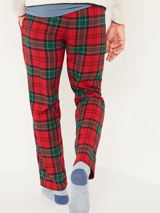 Old Navy Blue And Green Plaid Pajamas 