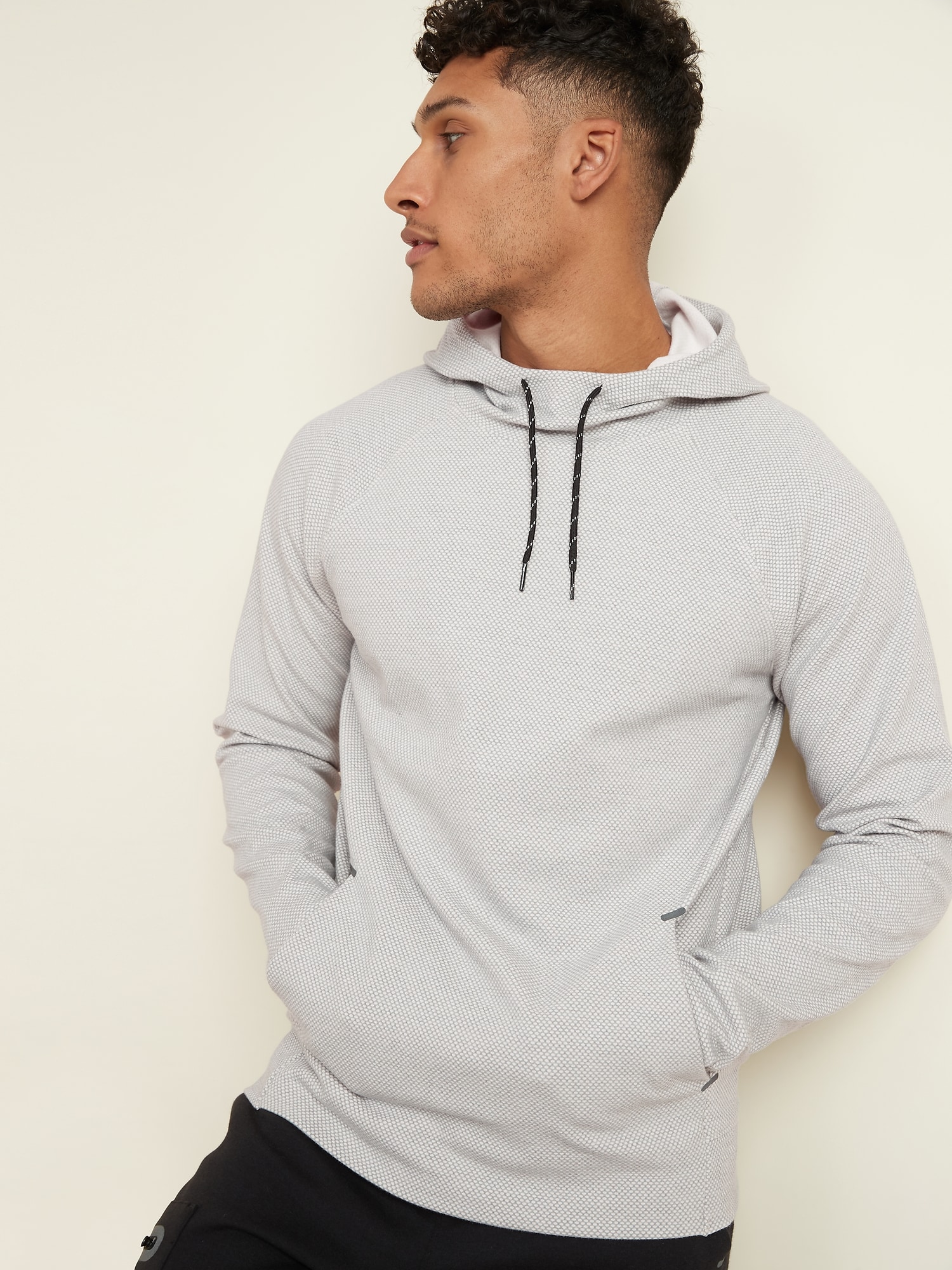 Dynamic Fleece Pique Pullover Hoodie for Men