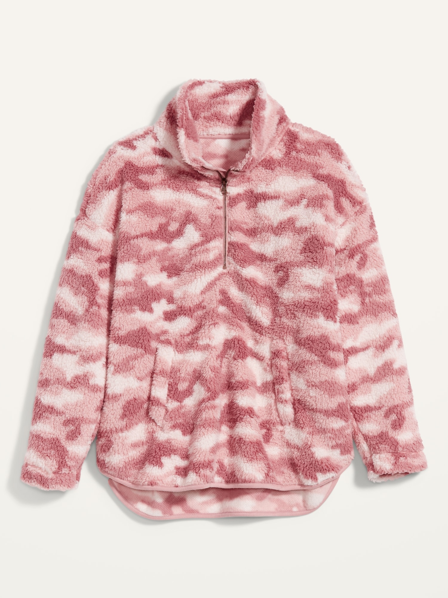 plus size pink camo hoodie