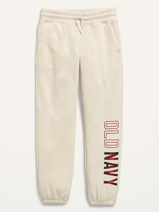 View large product image 1 of 3. Relaxed Logo-Graphic Sweatpants for Girls