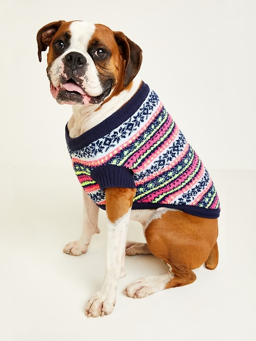 View large product image 1 of 2. Cozy Sweater for Pets