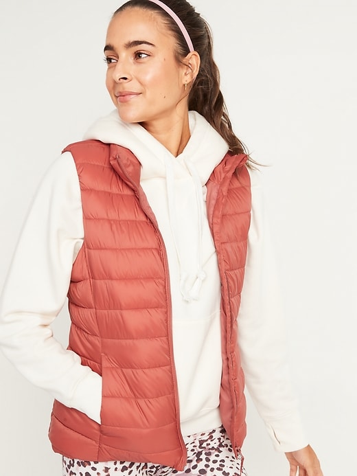Image number 1 showing, Packable Narrow Channel Puffer Vest