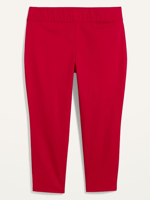 View large product image 2 of 2. High-Waisted Plus-Size Pull-On Pants