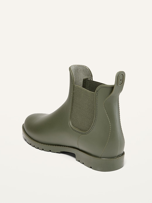 Image number 3 showing, Water-Repellent Pull-On Rain Boots