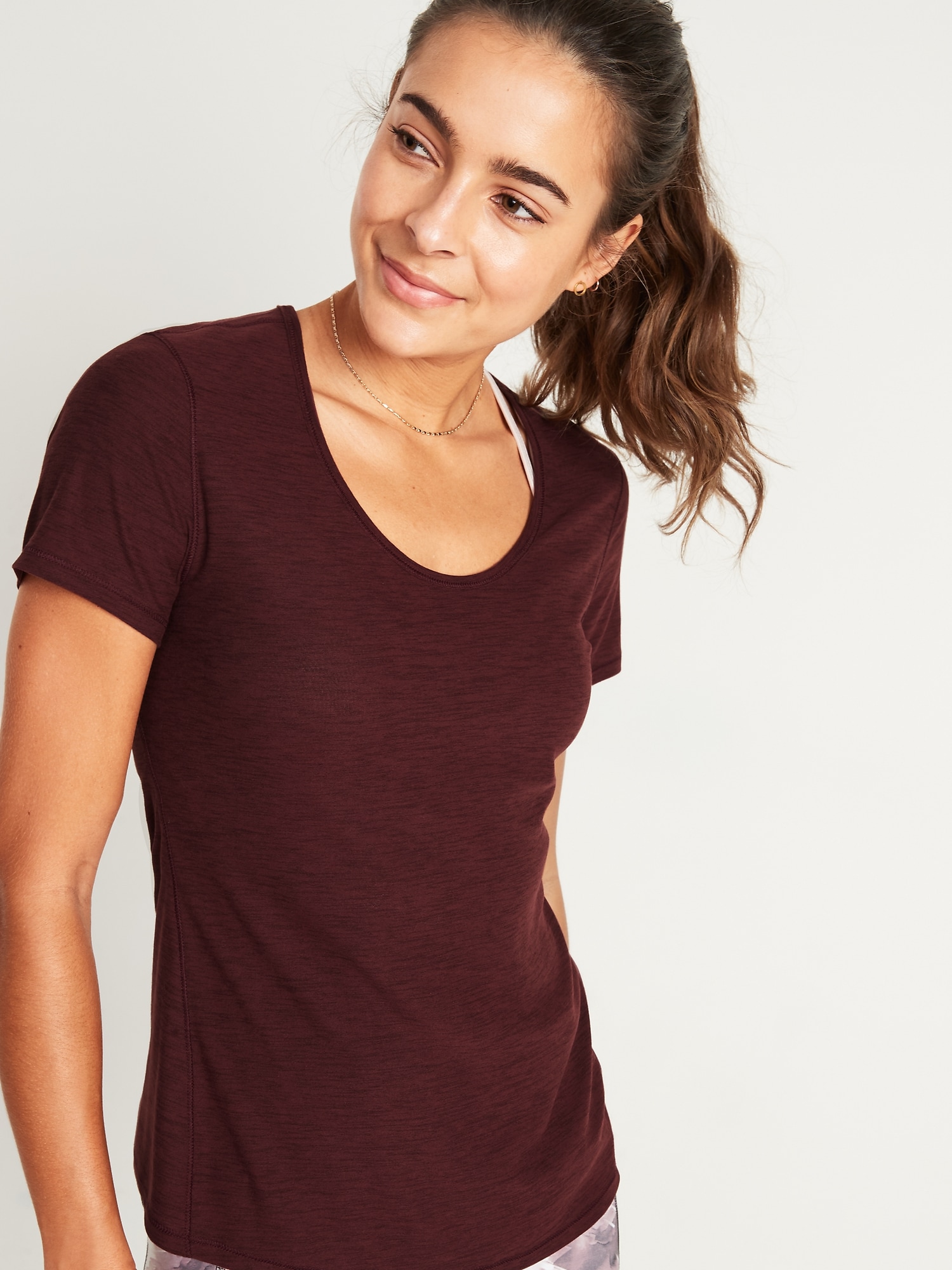 Breathe On Mesh Back Performance Tee For Women Old Navy