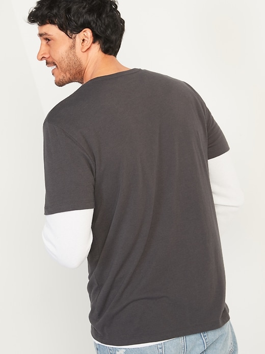 Image number 2 showing, Soft-Washed Logo-Graphic Tee