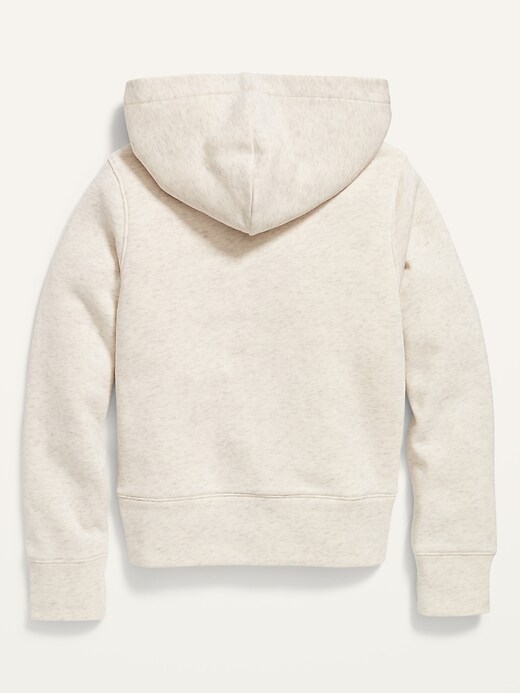 View large product image 2 of 2. Cozy Sherpa-Lined Zip Hoodie for Girls