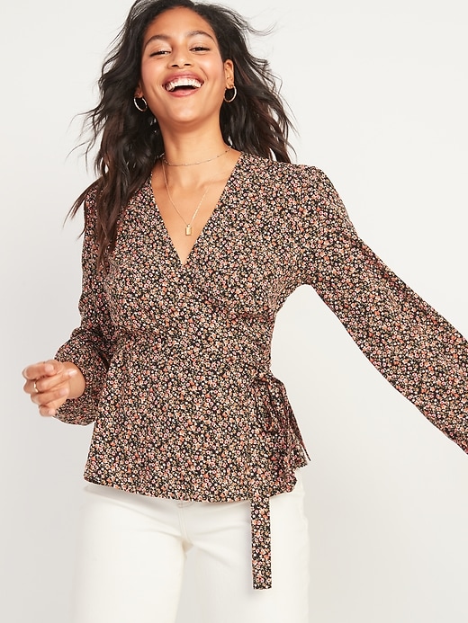 wrap top old navy