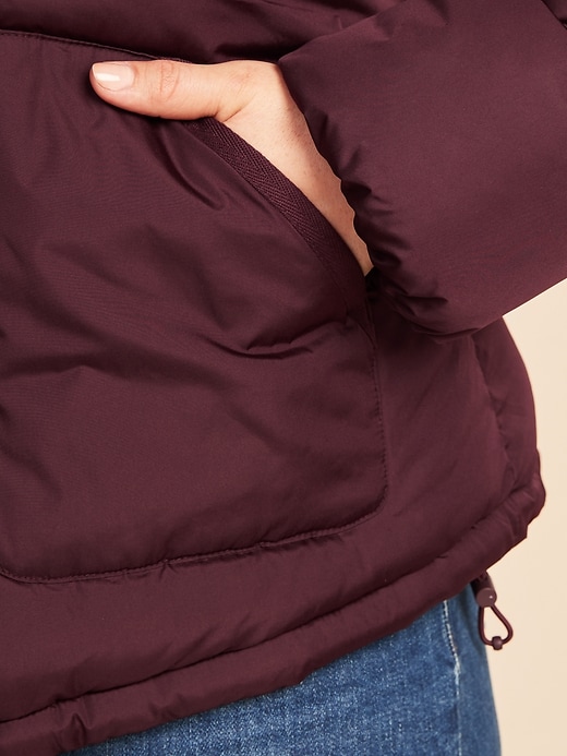 Image number 3 showing, Quilted Utility Plus-Size Puffer Jacket
