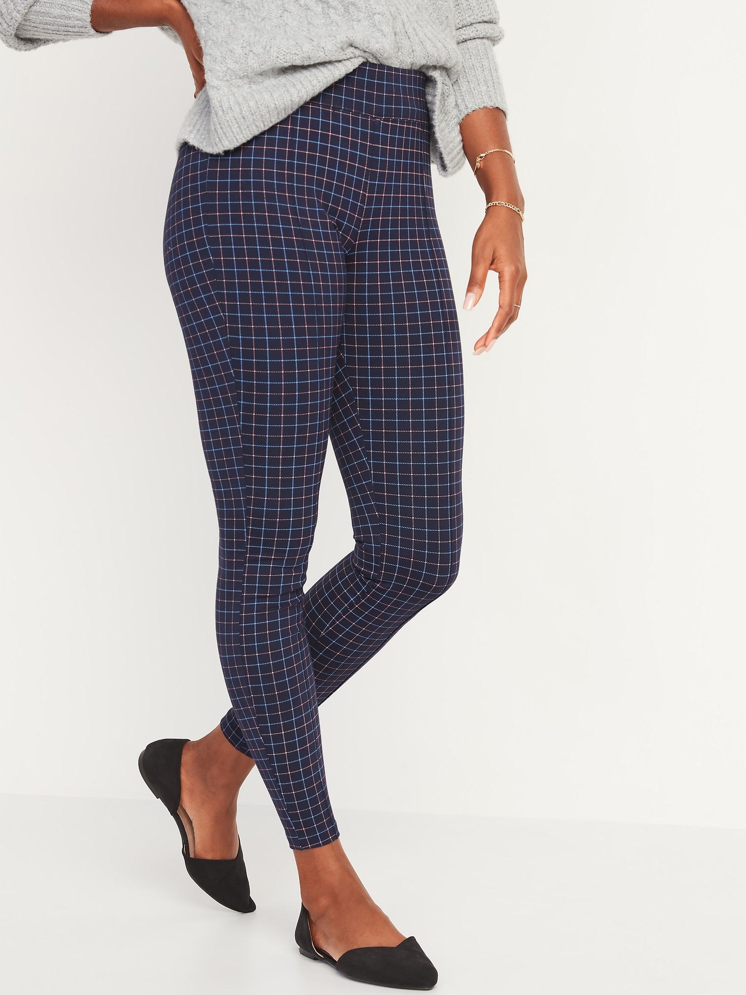 High-Waisted Stevie Pintucked Patterned Pants for Women
