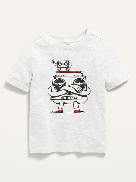 View large product image 1 of 2. Unisex Short-Sleeve Graphic Tee for Toddler