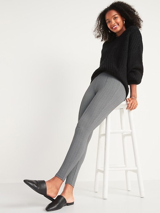 Image number 3 showing, High-Waisted Stevie Pintucked Patterned Pants for Women