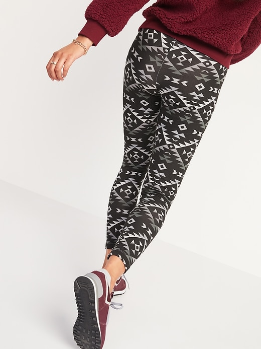 View large product image 2 of 4. High-Waisted Printed Leggings For Women
