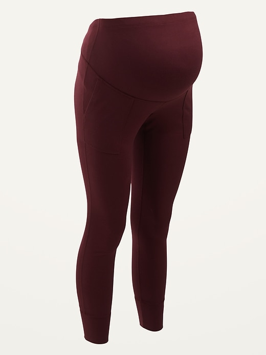 View large product image 1 of 1. Maternity Full Panel CozeCore Jogger Sweatpants