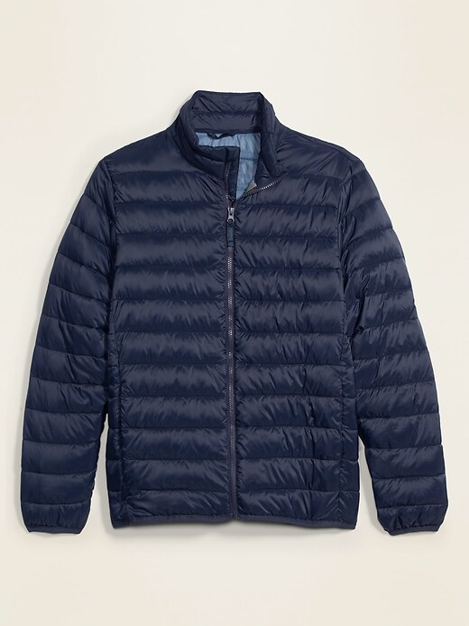 View large product image 2 of 2. Water-Resistant Narrow-Channel Puffer Jacket