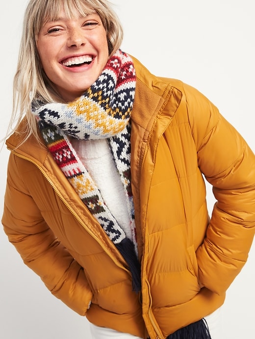 Image number 1 showing, Frost-Free Zip-Front Puffer Jacket for Women