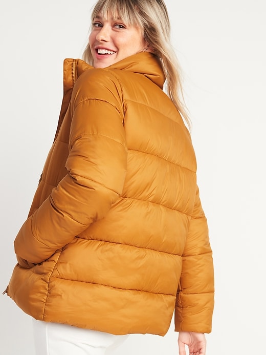 Image number 2 showing, Frost-Free Zip-Front Puffer Jacket for Women