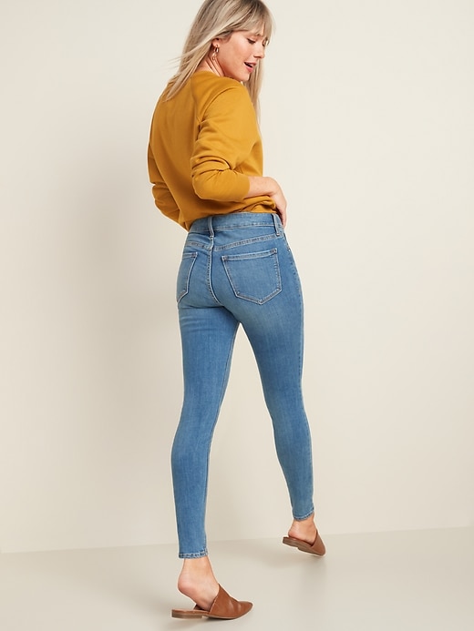Image number 6 showing, High-Waisted Rockstar Super Skinny Studded Jeans for Women