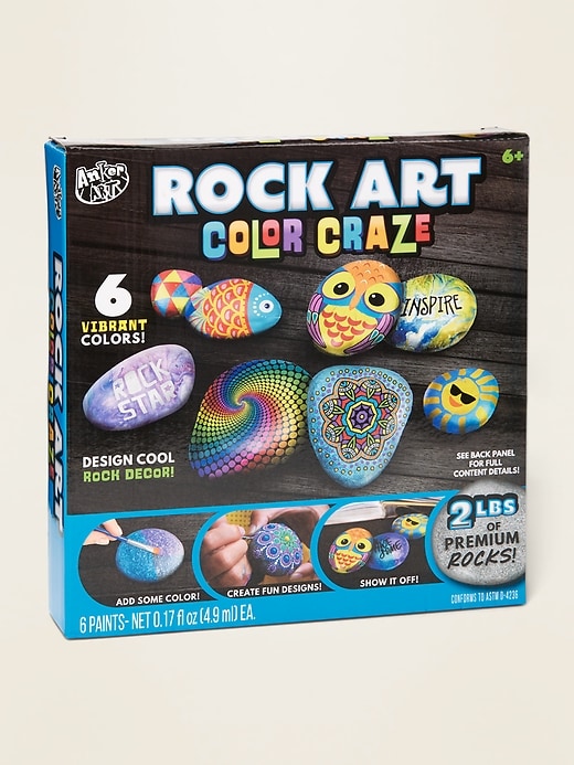 View large product image 1 of 2. Anker Art Rock Art Color Craze Activity Kit For Kids