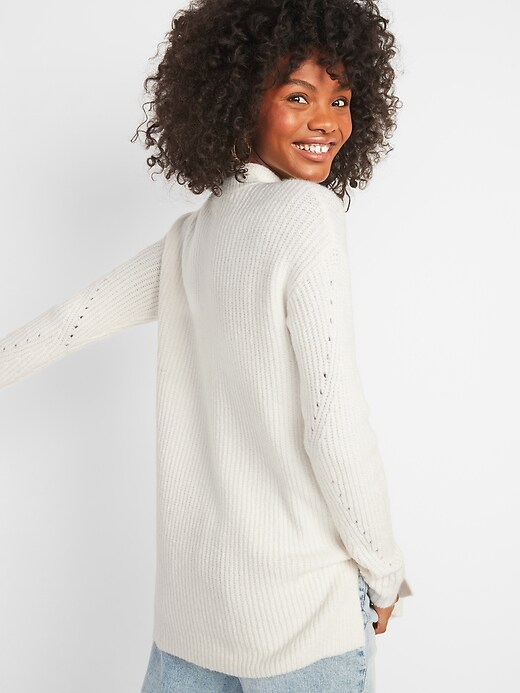 View large product image 2 of 3. Cozy Textured Tunic Sweater for Women