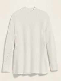 View large product image 3 of 3. Cozy Textured Tunic Sweater for Women