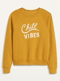 View large product image 3 of 3. Vintage Crew-Neck Sweatshirt for Women