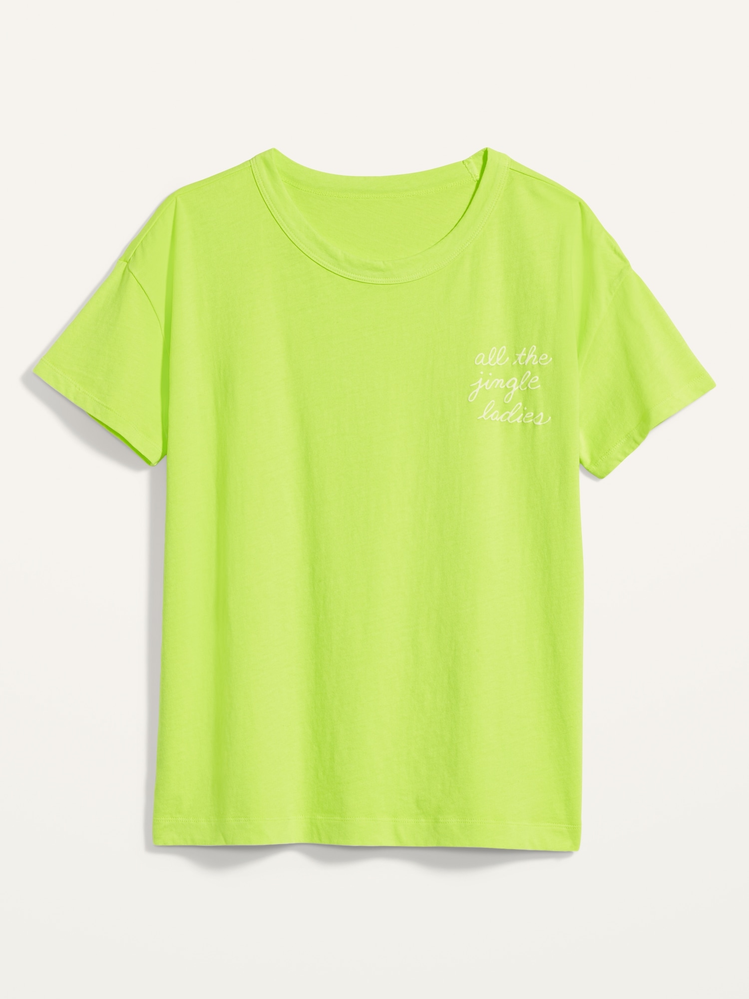Loose-Fit Christmas Graphic Easy Tee for Women | Old Navy