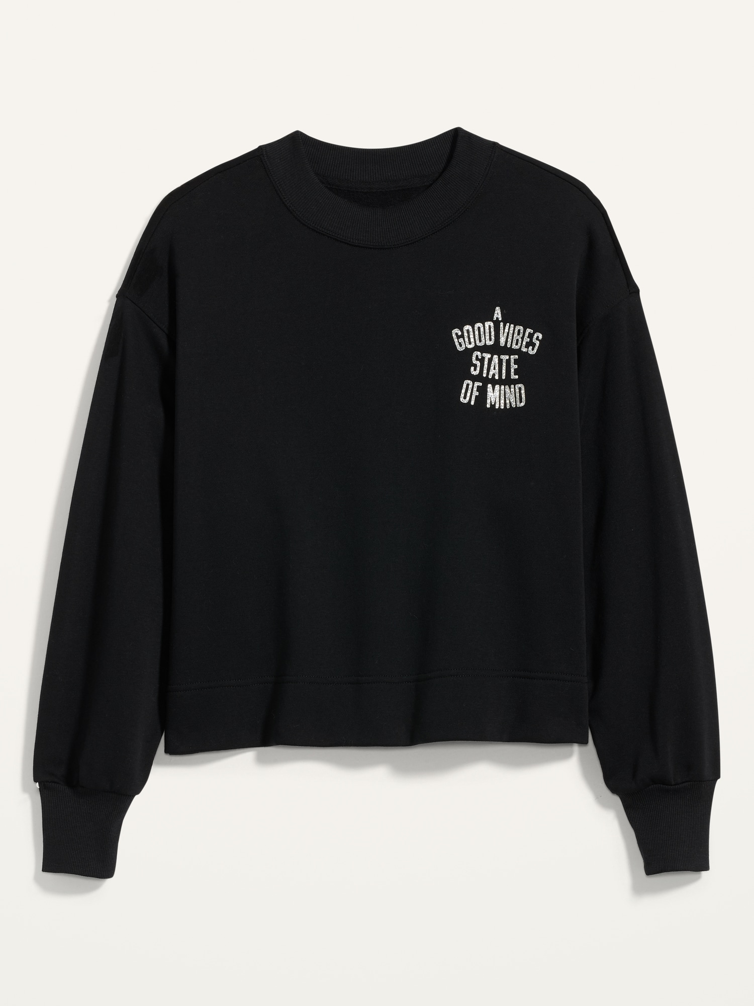 Graphic Crew-Neck Sweatshirt for Women