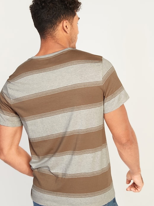 Image number 2 showing, Soft-Washed Striped Crew-Neck Tee
