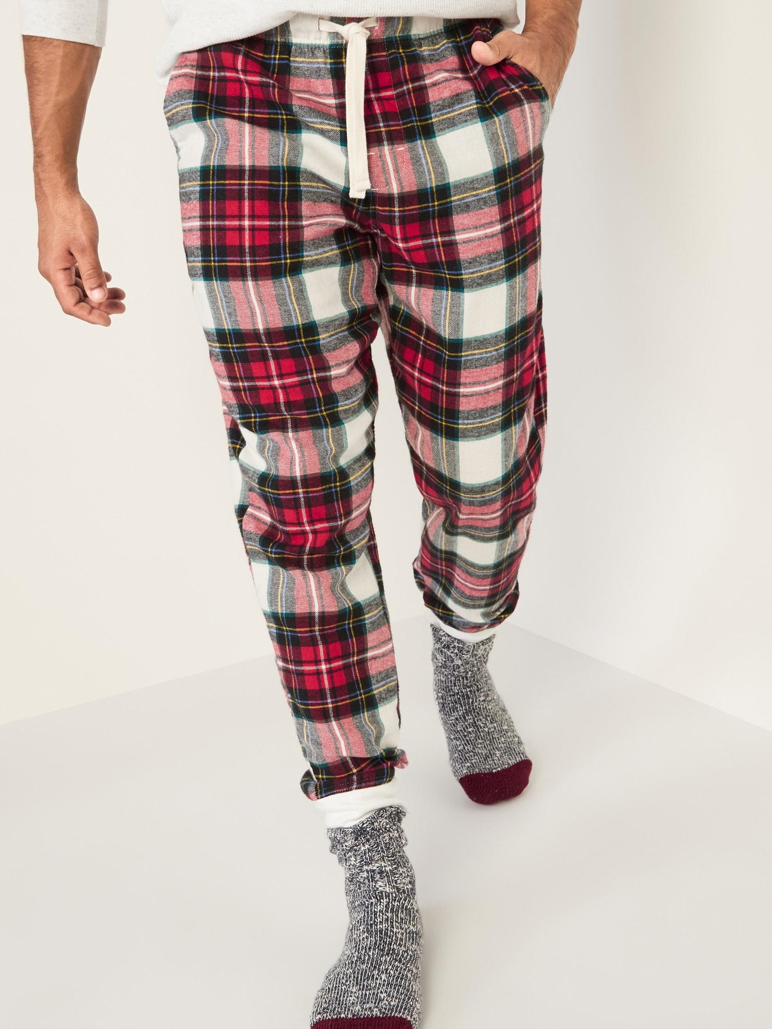 Patterned Flannel Jogger Pajama Pants for Men | Old Navy