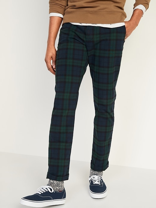 View large product image 1 of 2. Straight Ultimate Built-In Flex Patterned Chino Pants