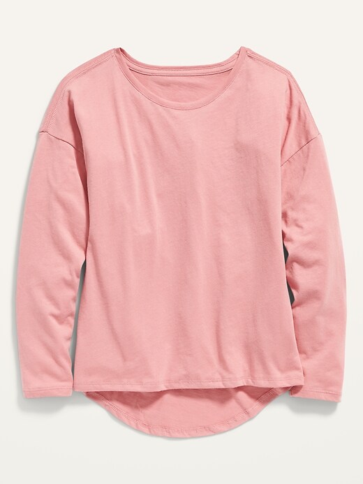 View large product image 2 of 3. Softest Long-Sleeve Tee for Girls