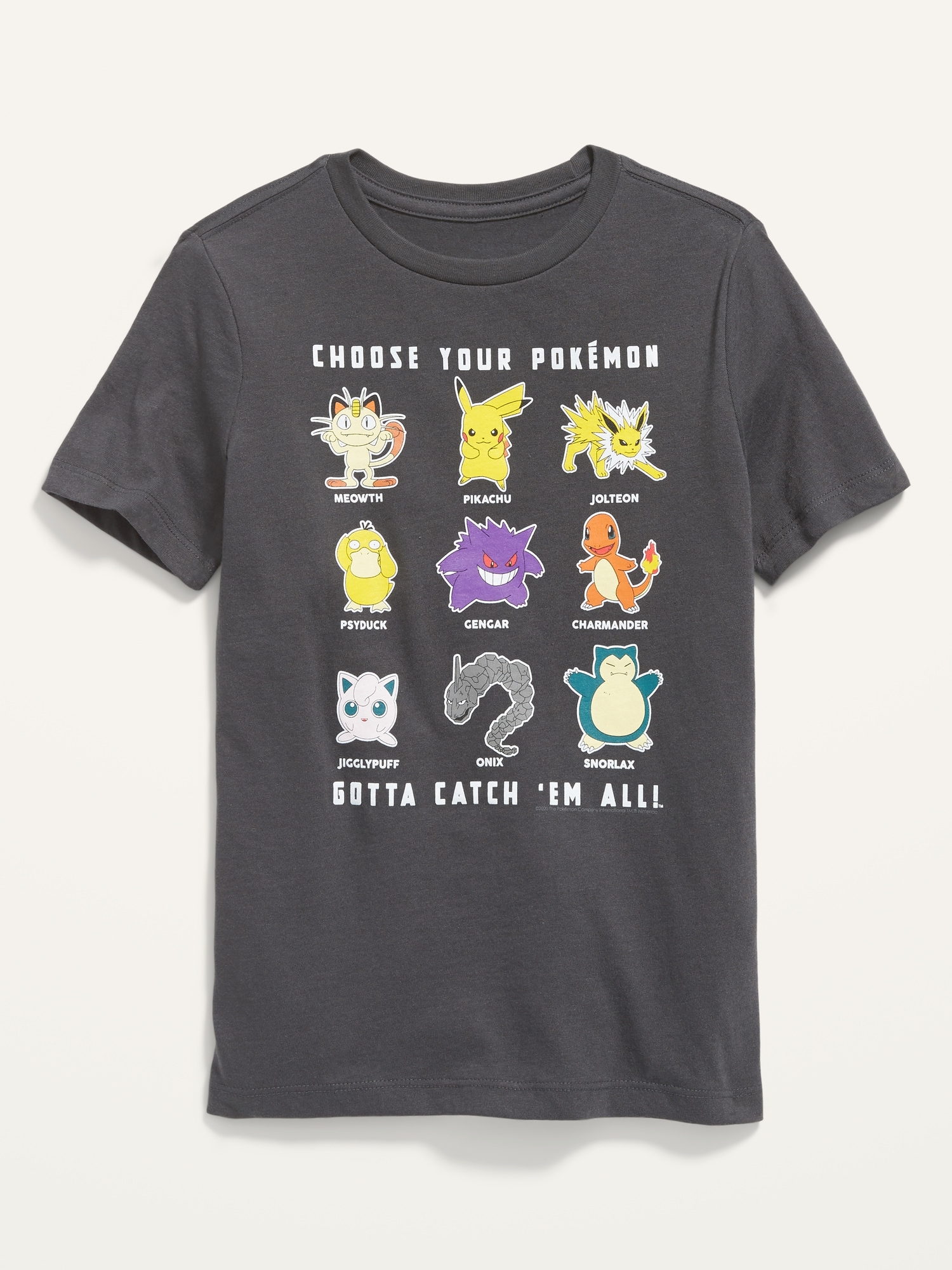 Pokemon Gender-Neutral Graphic T-Shirt for Kids