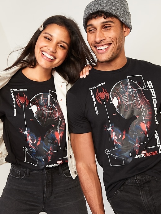 View large product image 1 of 2. Marvel Gamerverse&#153 Spider-Man Miles Morales Gender-Neutral Tee for Adults