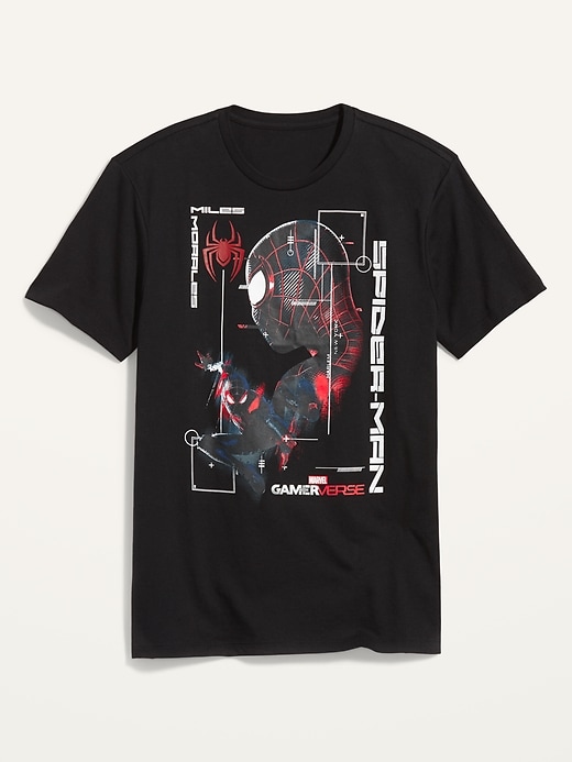 View large product image 2 of 2. Marvel Gamerverse&#153 Spider-Man Miles Morales Gender-Neutral Tee for Adults