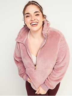 old navy womens sherpa jacket