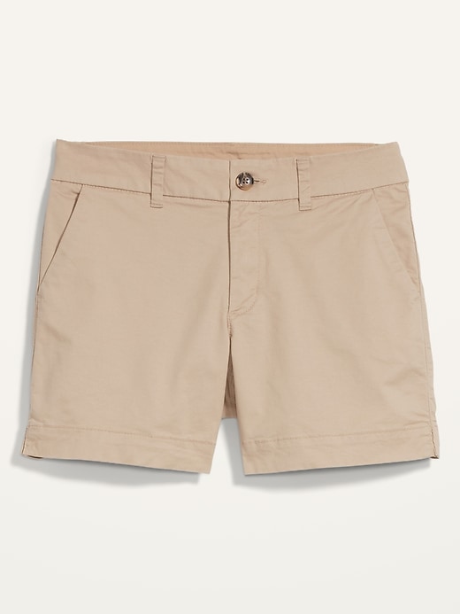 Image number 4 showing, Mid-Rise Everyday Shorts for Women -- 5-inch inseam