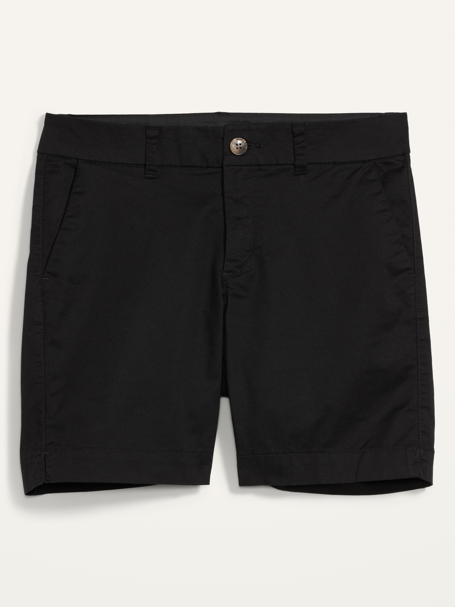 MidRise Twill Everyday Shorts for Women 7inch inseam Old Navy