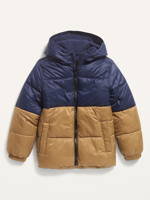 View large product image 1 of 1. Frost-Free Hooded Nylon Puffer Jacket For Boys