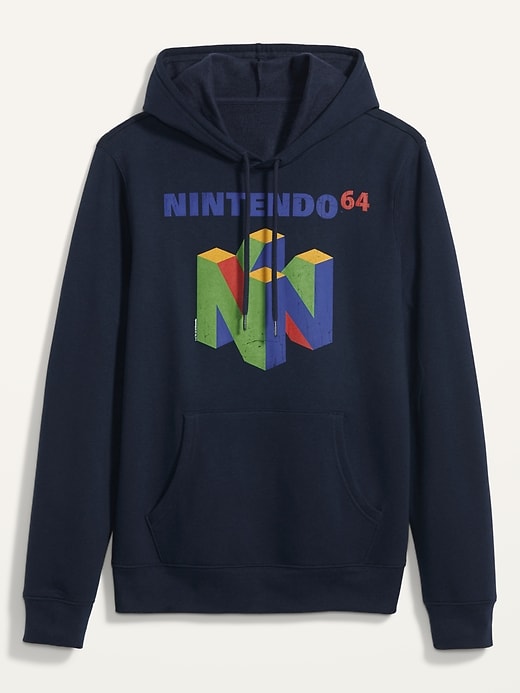 View large product image 2 of 2. Nintendo 64&#153 Gender-Neutral Pullover Hoodie for Adults